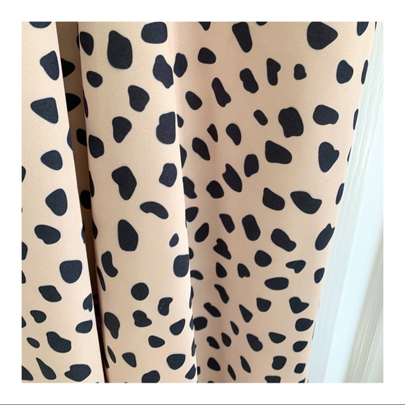 Silky leopard print midi slip dress - Picture 2 of 3
